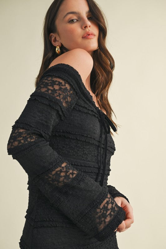 Midnight Lace Dress