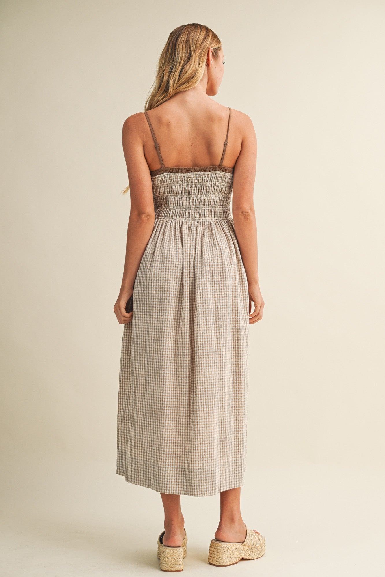 Soft Gingham Dress
