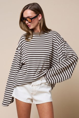 Easy Stripe Long Sleeve