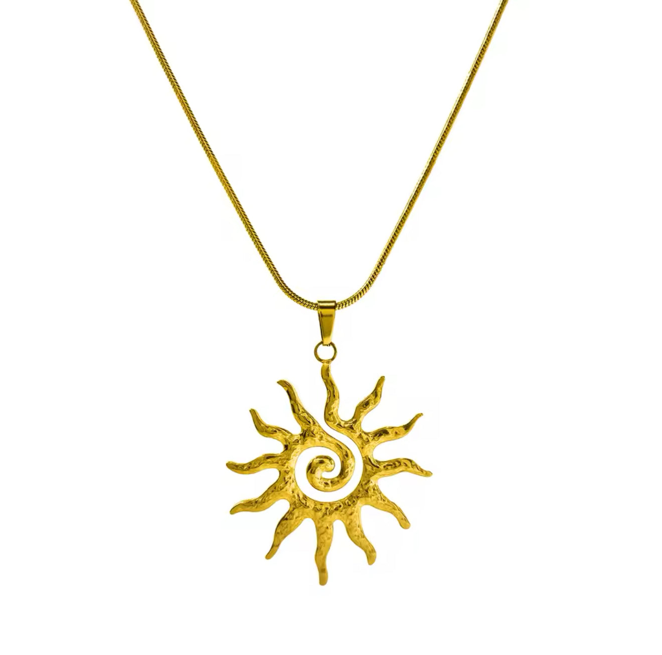 Golden Sun Necklace