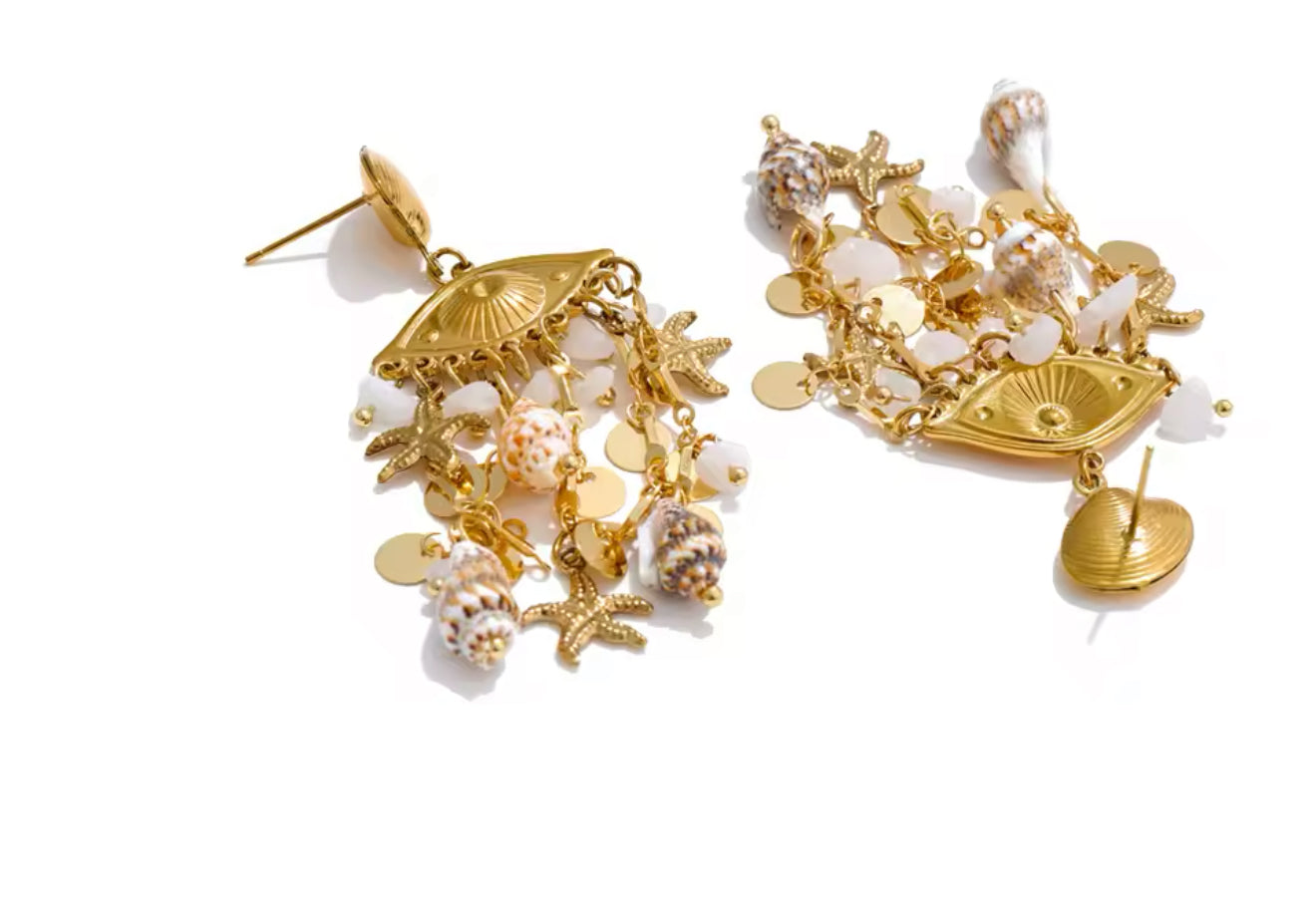 Ocean Dangle Earrings