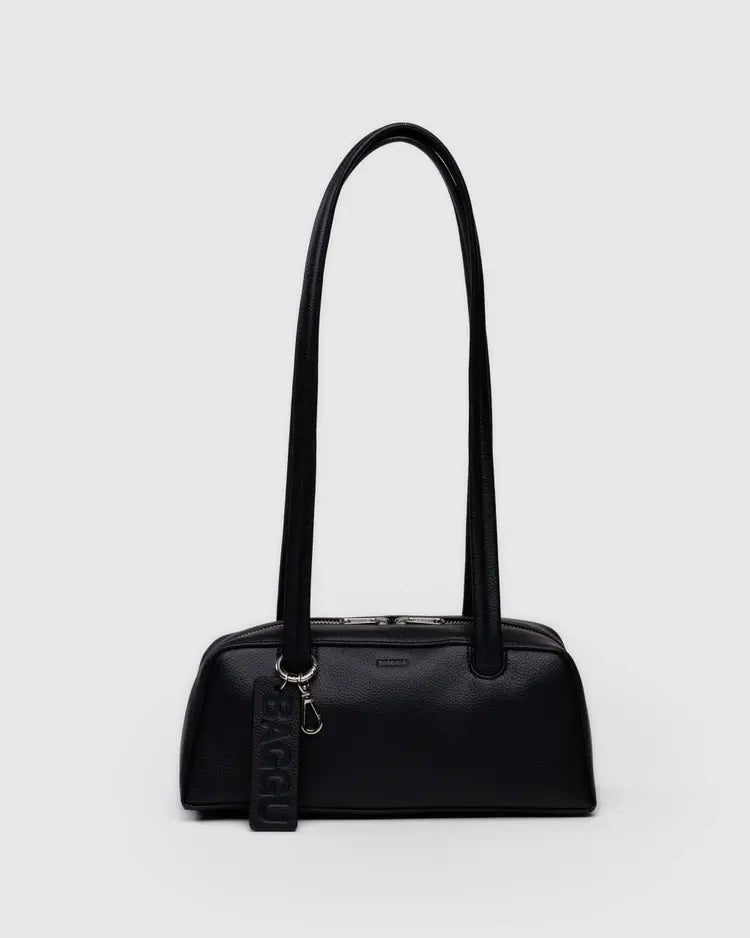 Small Recycled Leather Bowler Bag