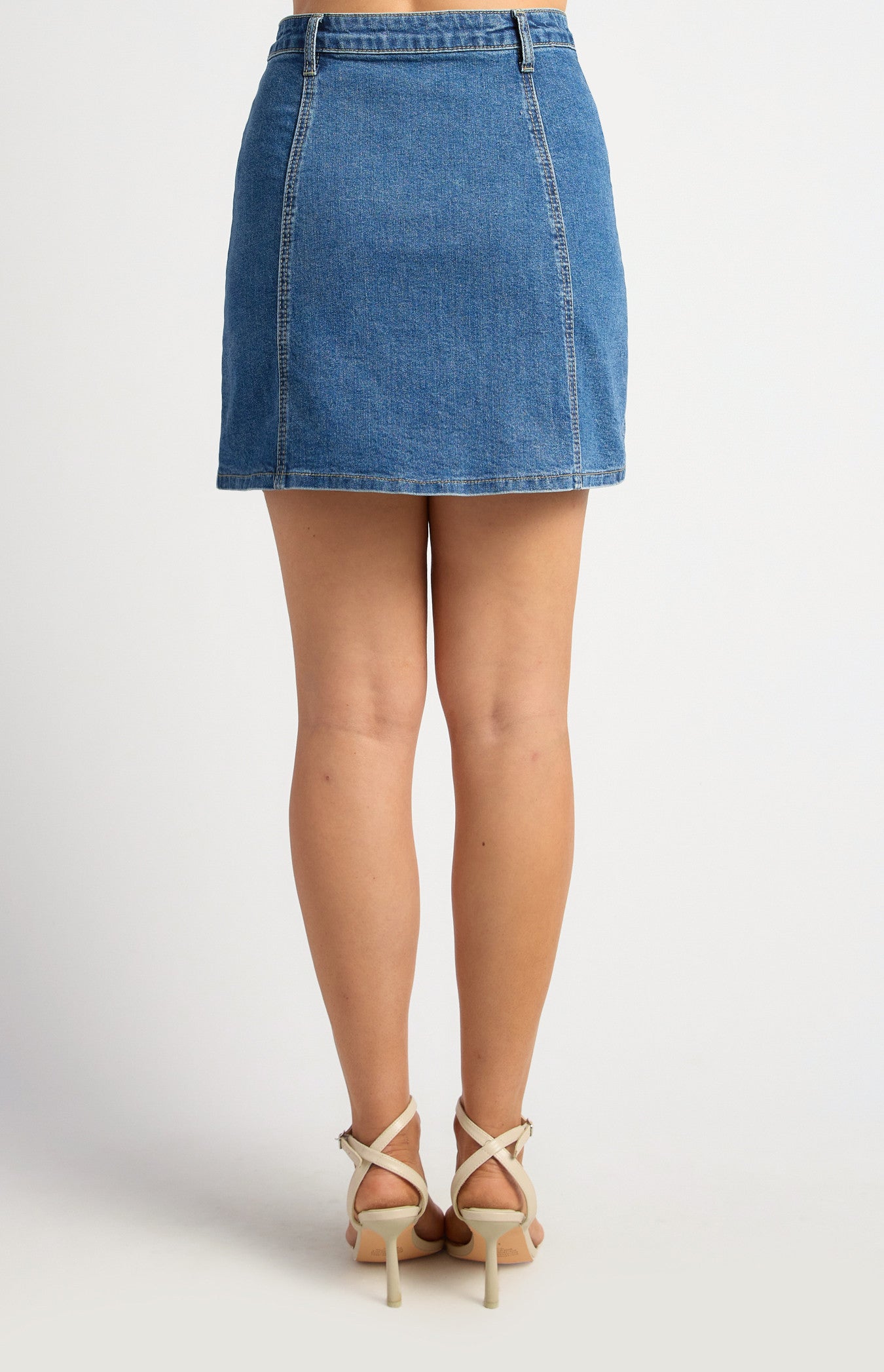 Denim Stretch Skirt