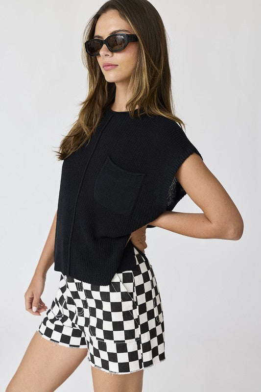 Ari Knit Top - Black