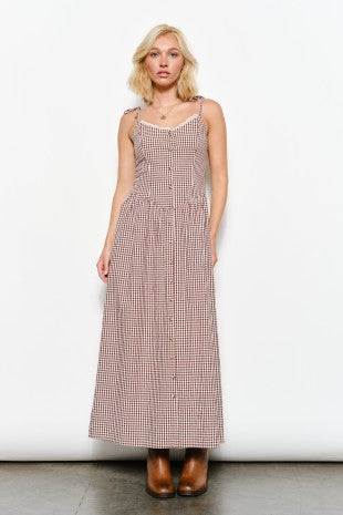 Valerie Gingham Maxi Dress