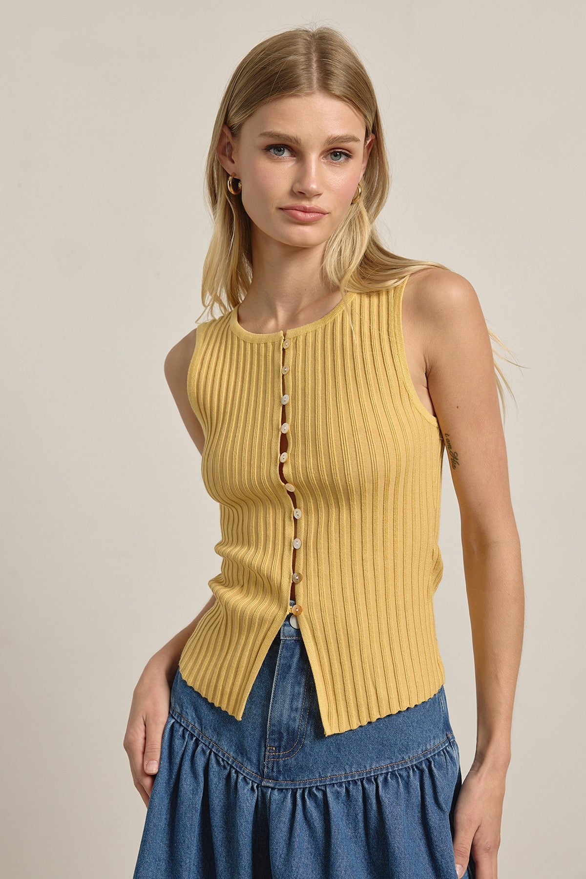 Yellow Knit