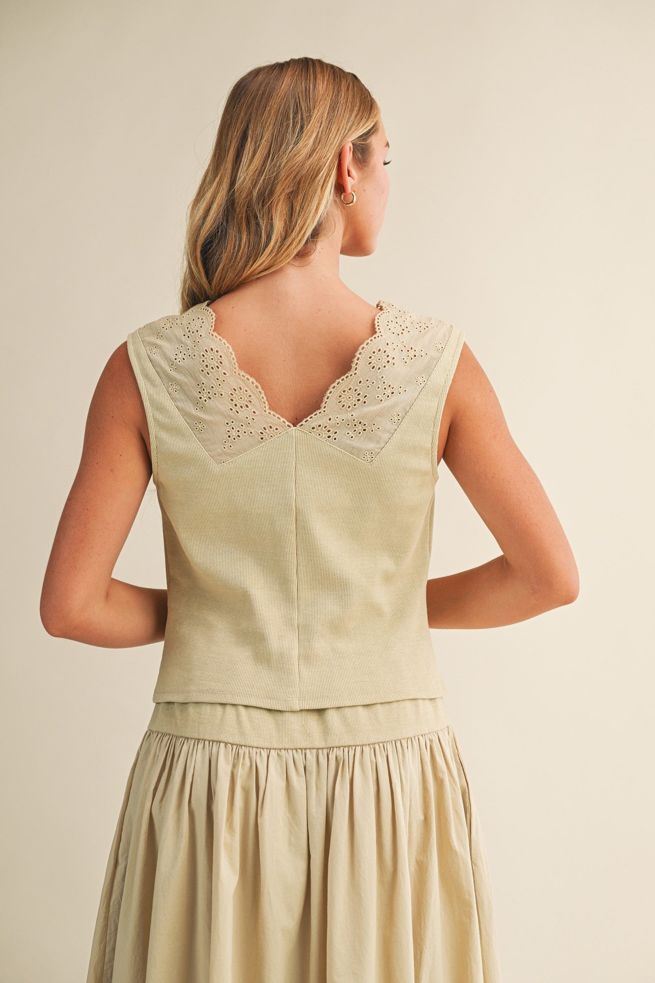Sara Eyelet Blouse