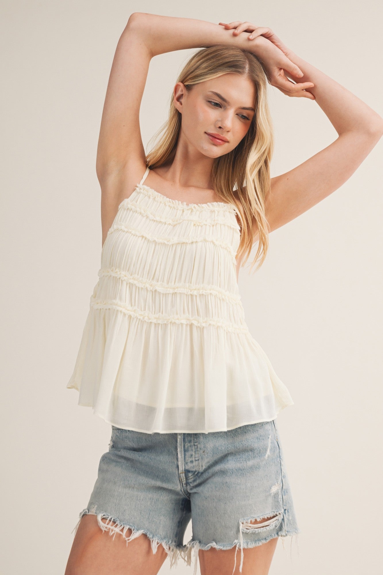 Wildflower Ruffle Top