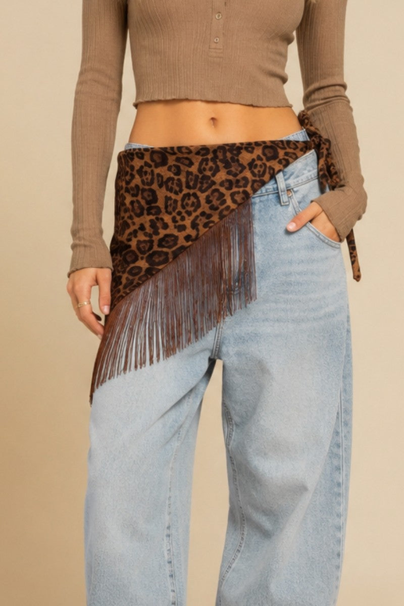 Fringe Waist Scarf