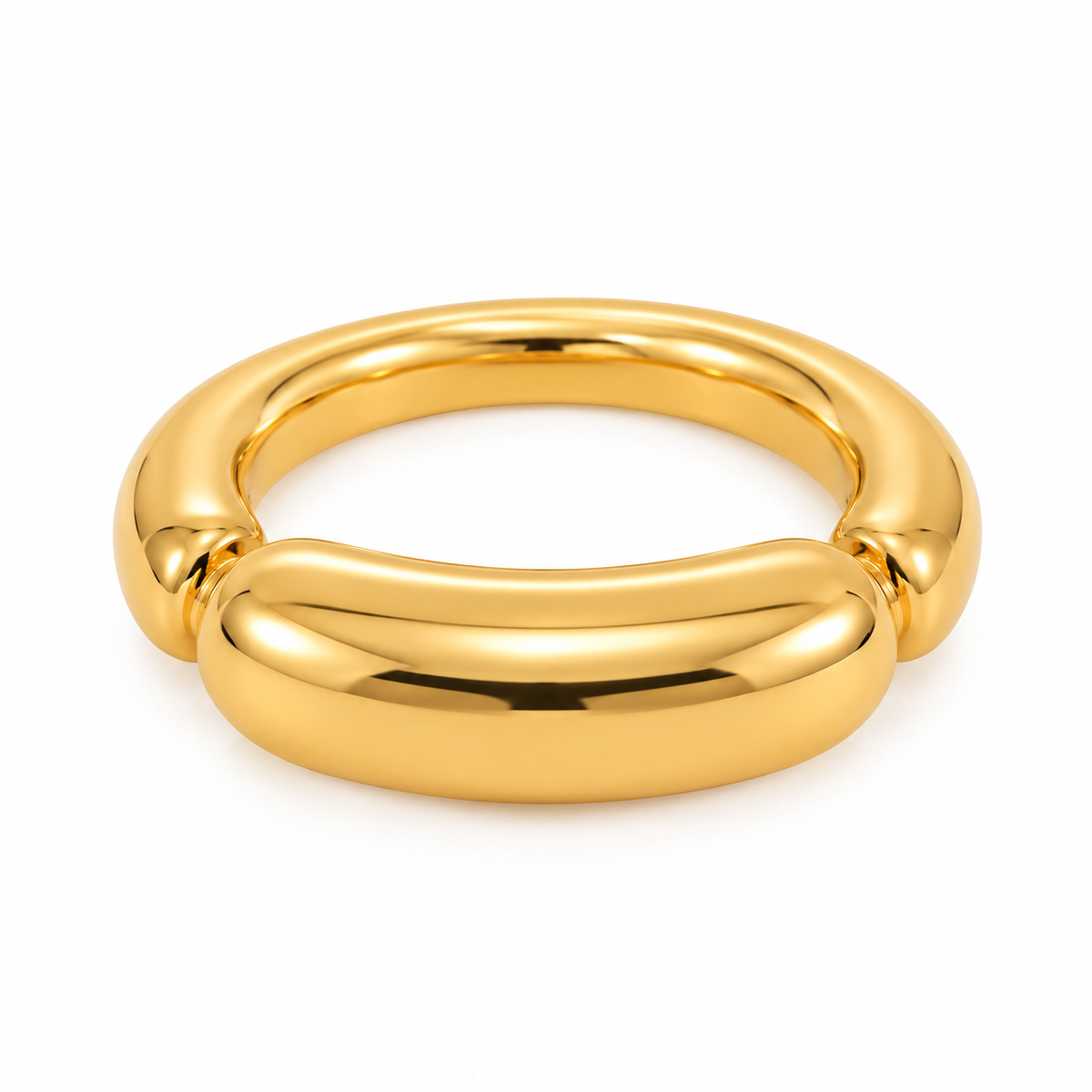 Sculpted Gold Ring