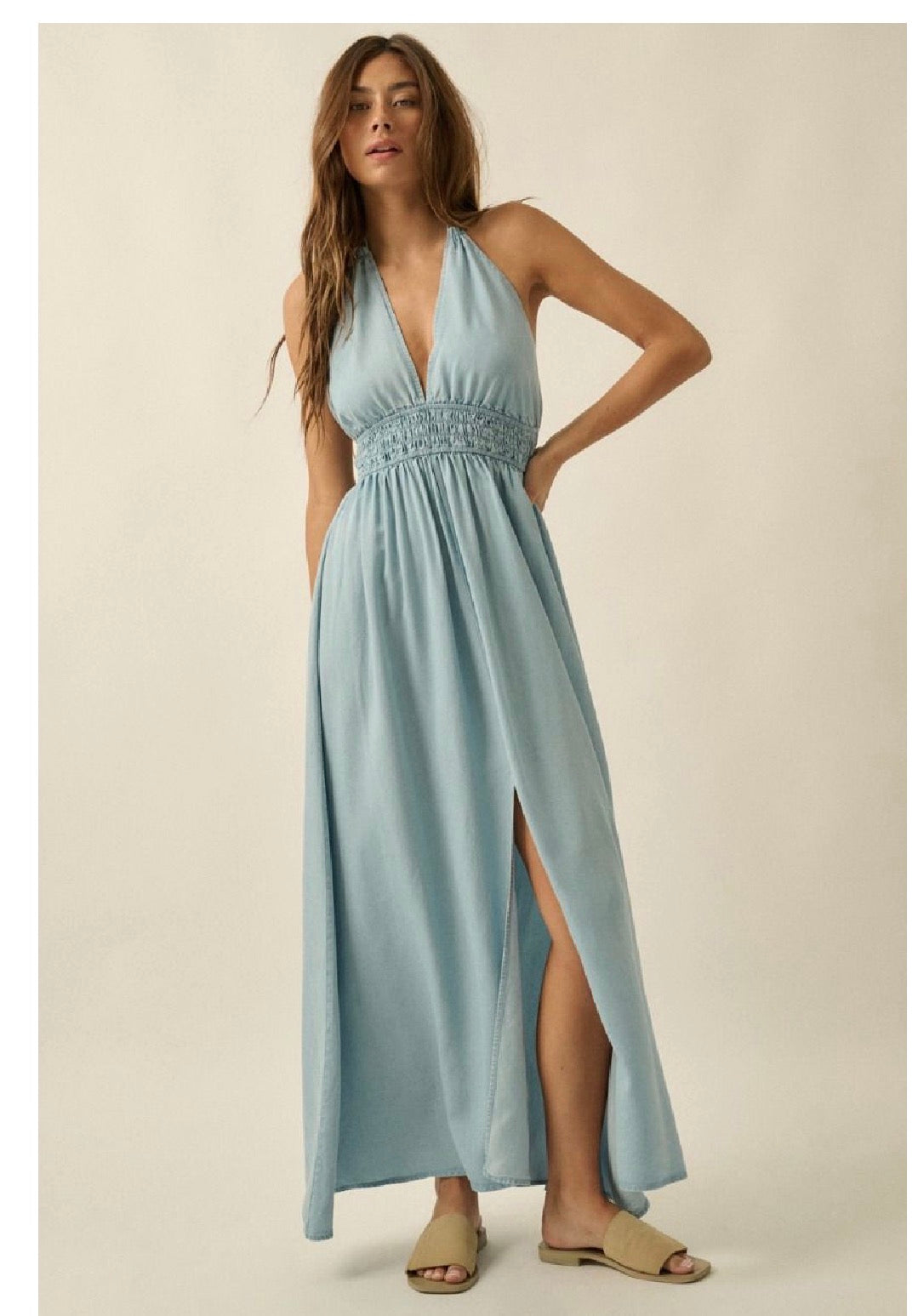 Chambray Maxi